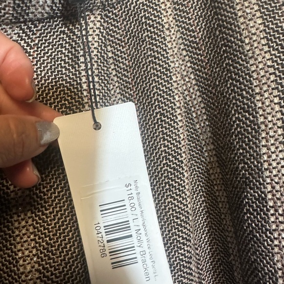 Molly Bracken Brown baguiWide Leg Pants size L - Picture 9 of 13